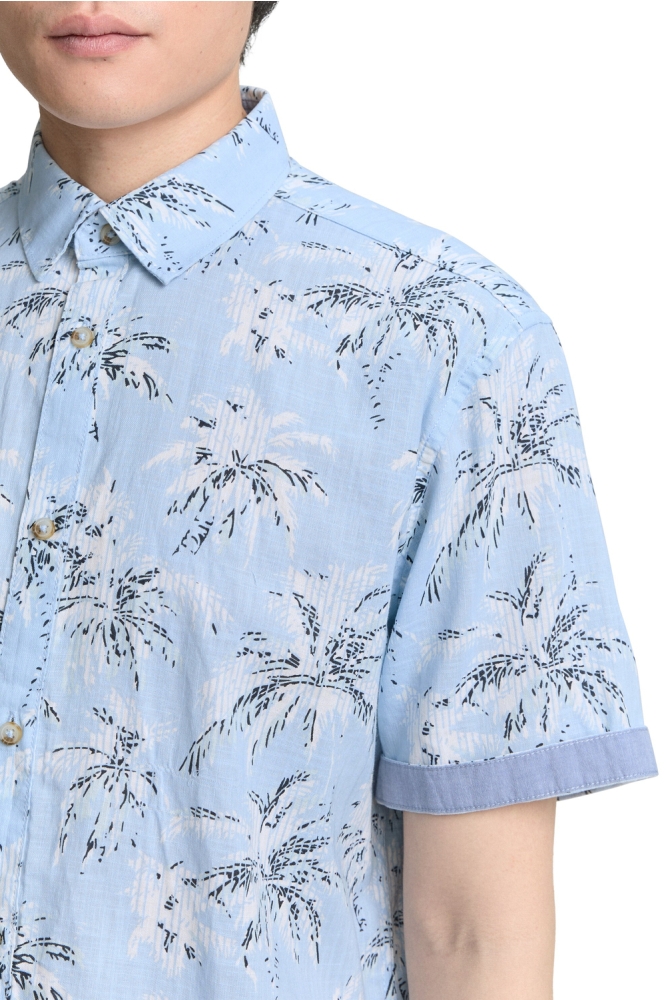 REGULAR FIT MET KORTE MOUWEN EN PALMBOOMPRINT 1046085XX10 37973